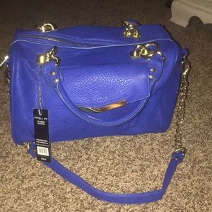 Olivia & Joy blue leather purse